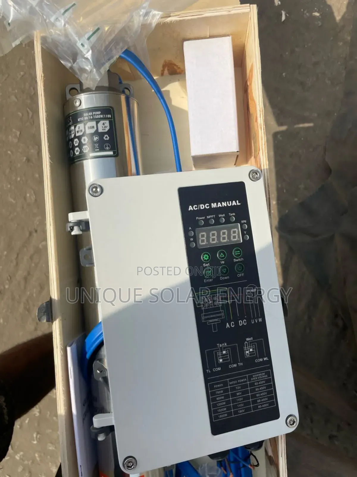 My Home 2hp Ac/Dc Submersible Solar Pump