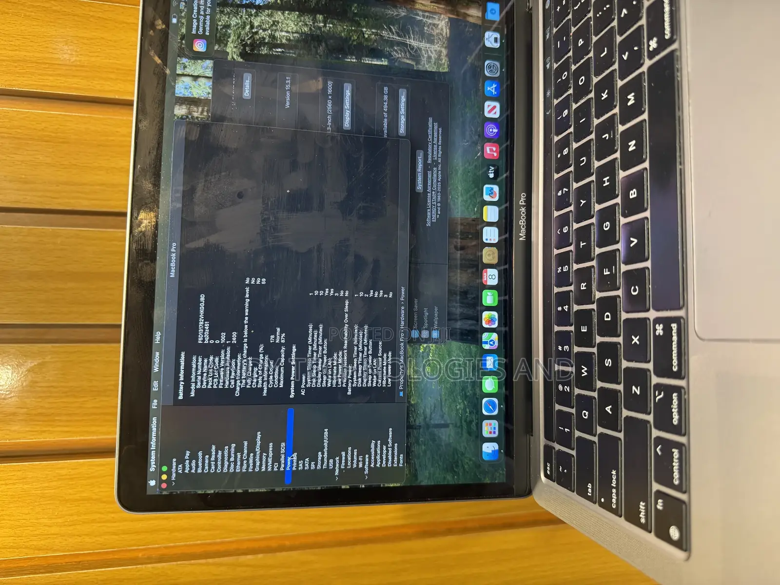Laptop Apple MacBook Pro 2020 M1 8GB Apple M1 SSD 512GB