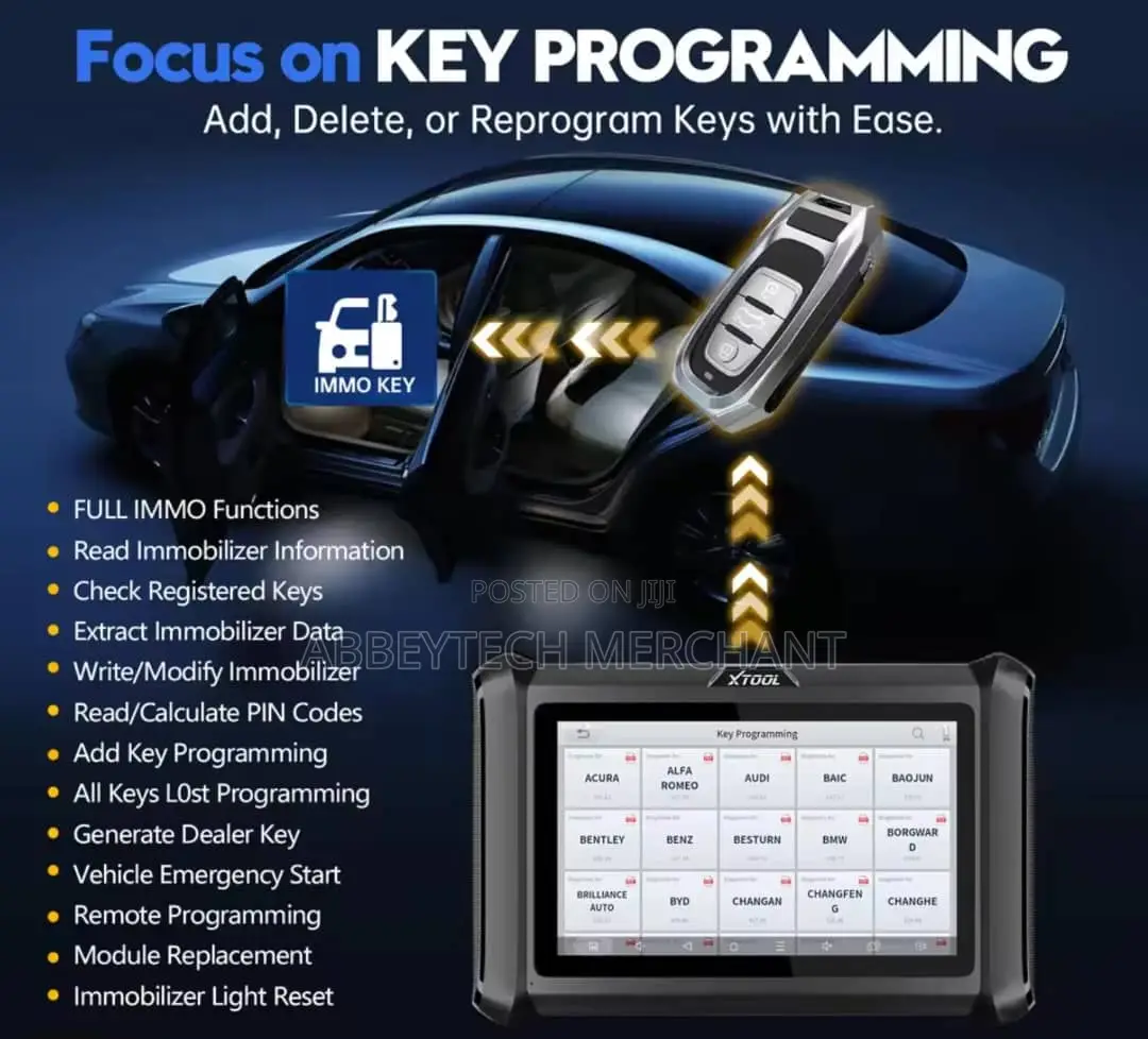 Obdii Cars Scanner and Programmer Xtool X100 Pads.