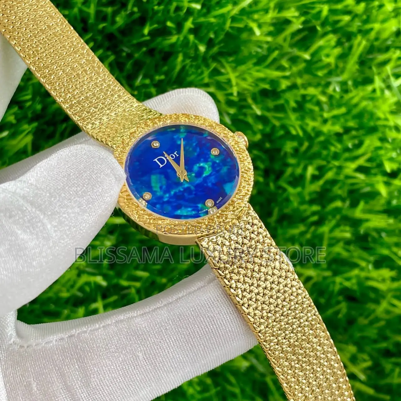Dior Quality Net Strap Luxury Female Wristwatches