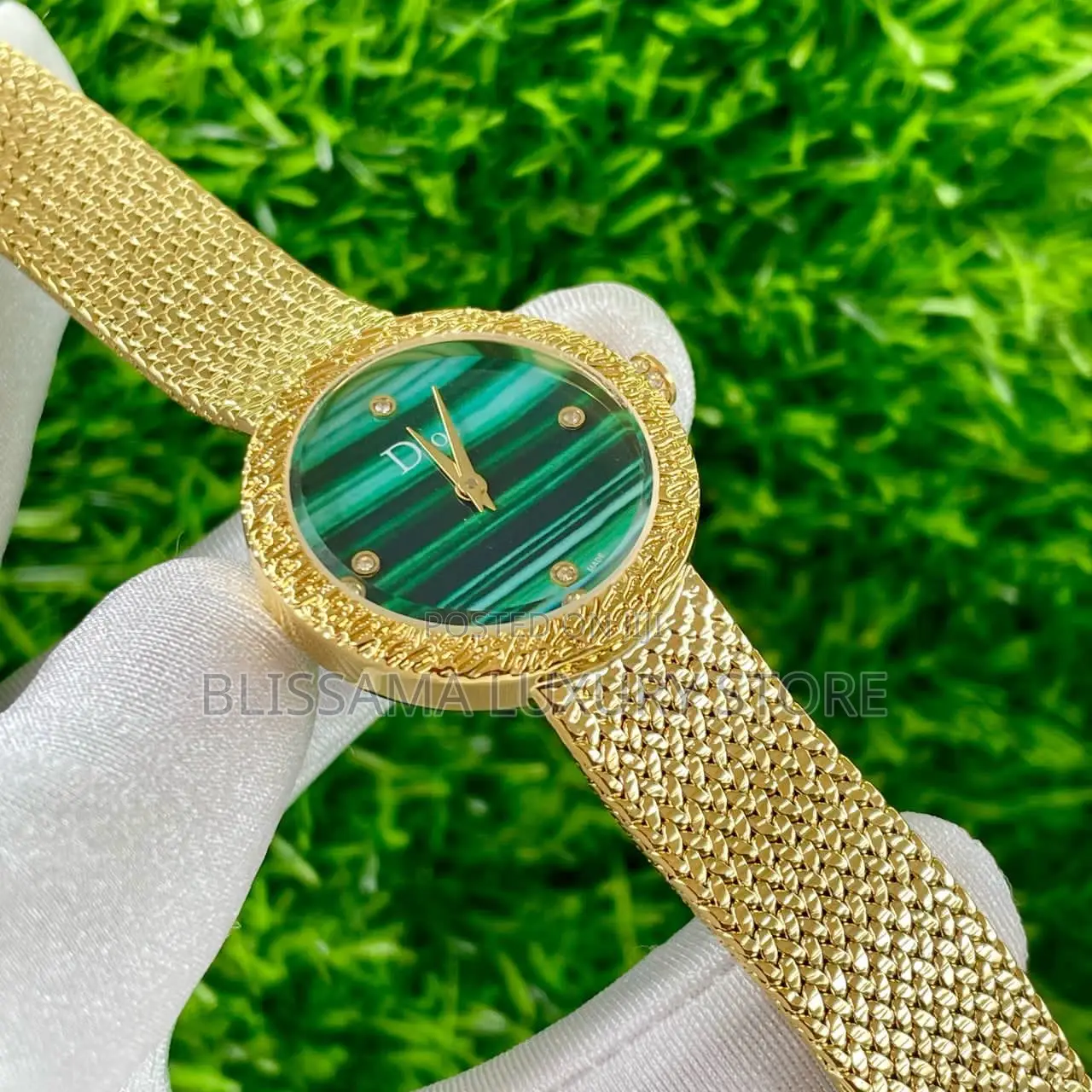 Dior Quality Net Strap Luxury Female Wristwatches