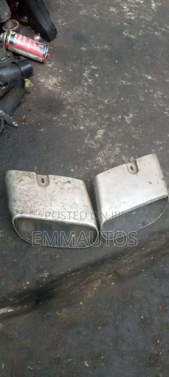 Rear Exhaust Muffler Pipe Mouth Porsche Cayenne 2013