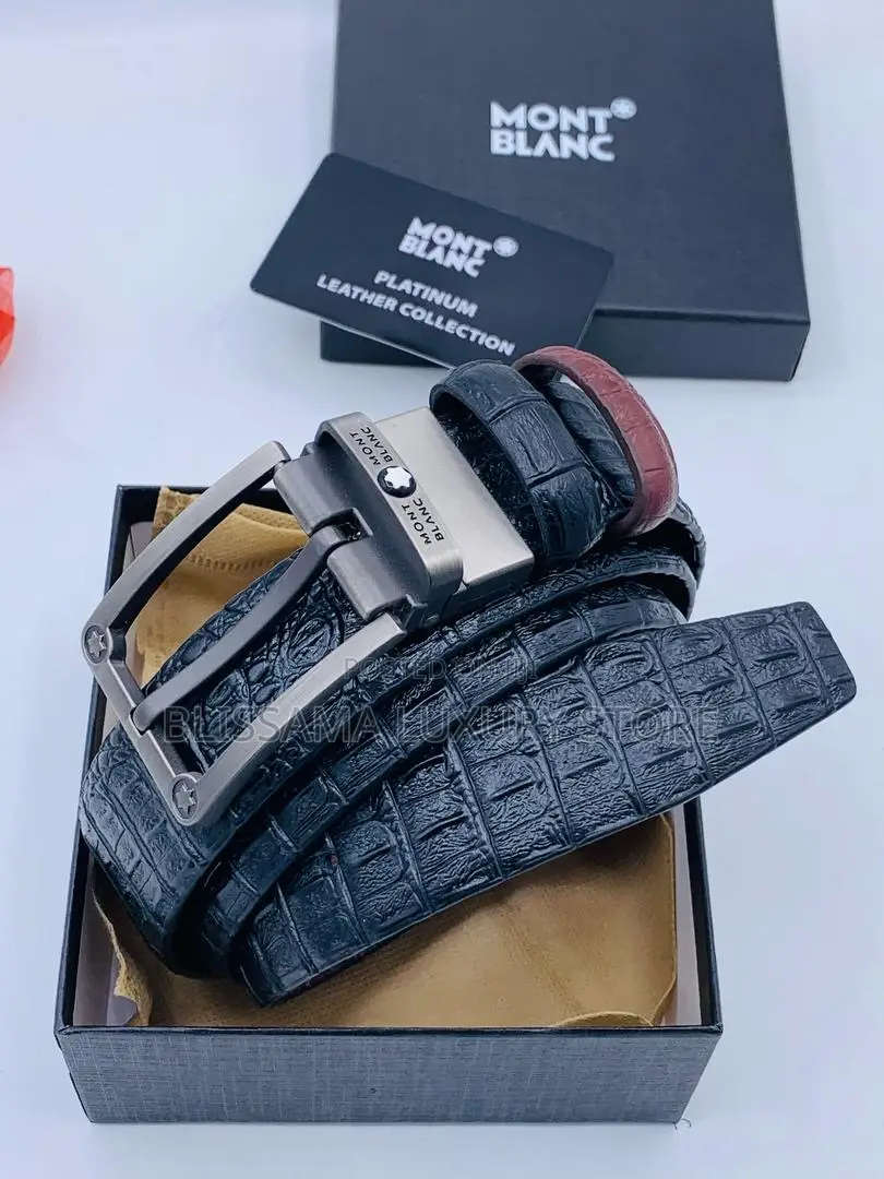 Mont Blanc/Tommy Hilfiger Genuine Leather Waist Belts