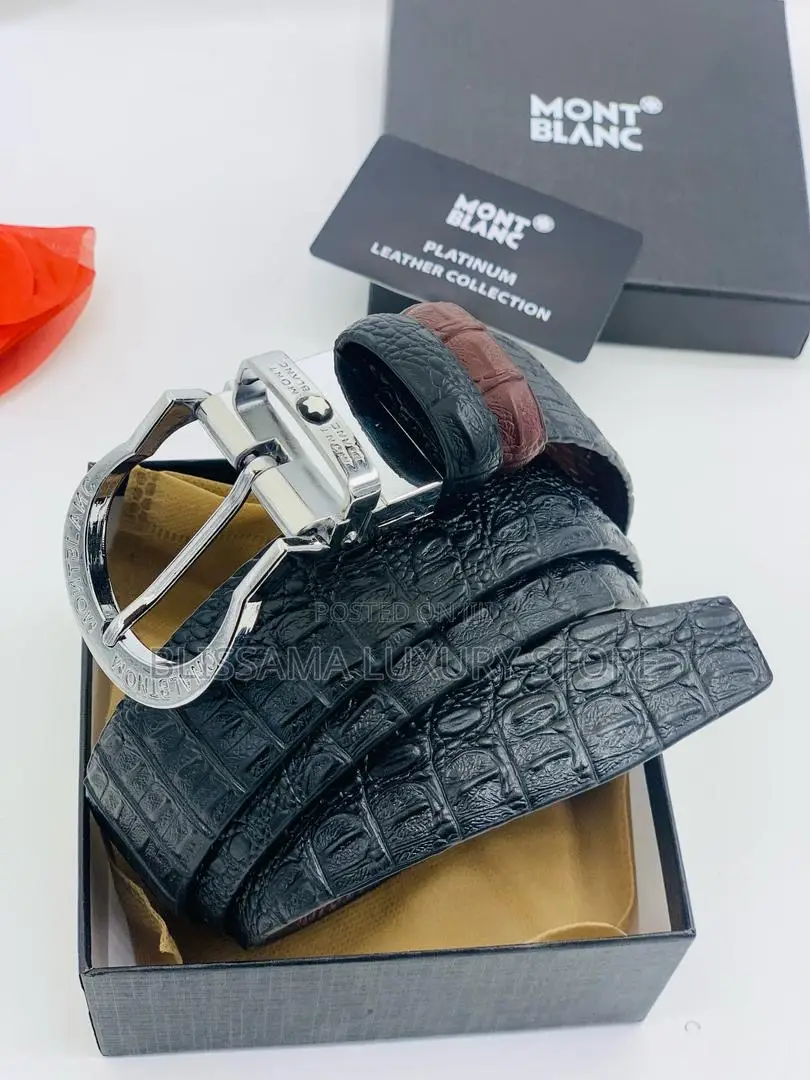Mont Blanc/Tommy Hilfiger Genuine Leather Waist Belts