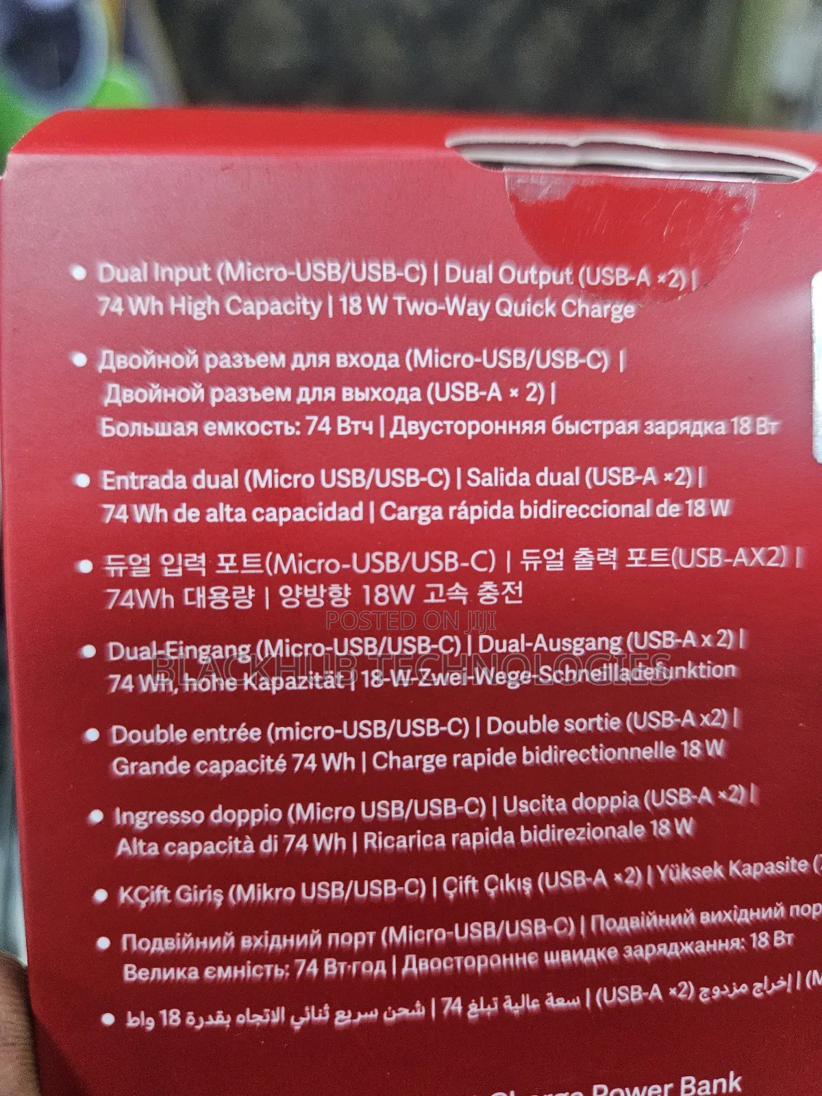 Redmi 20000mah Powerbank 18w Fast Charge