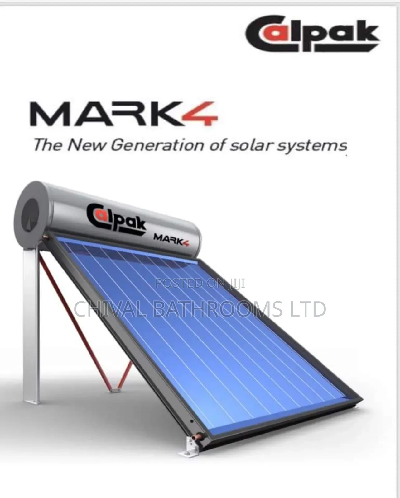 Calpak Mark 4 Solar Water Heater 200lt Hybrid