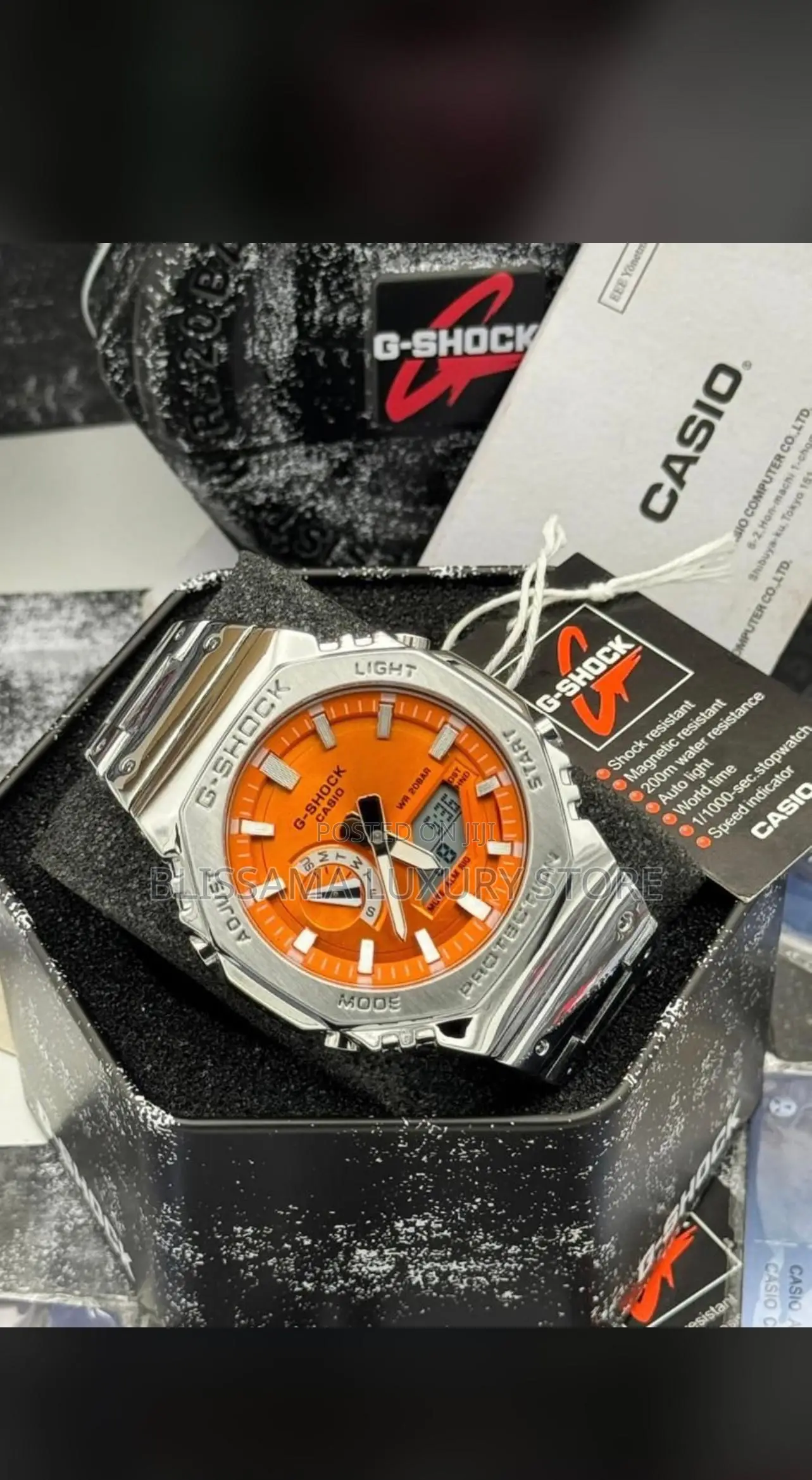 G-Shock Casio Luxury Quality Chain Strap Wristwatches