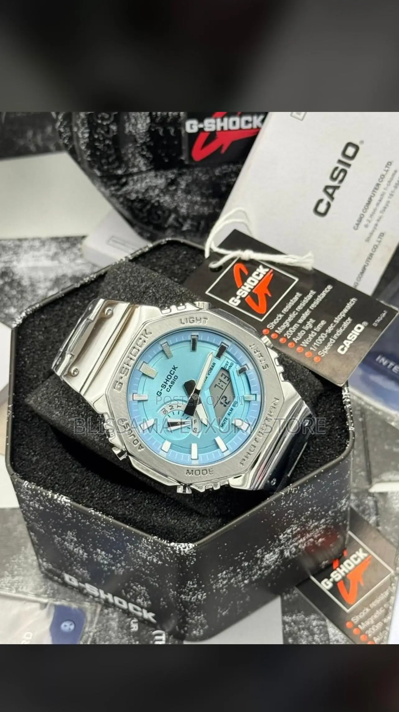 G-Shock Casio Luxury Quality Chain Strap Wristwatches
