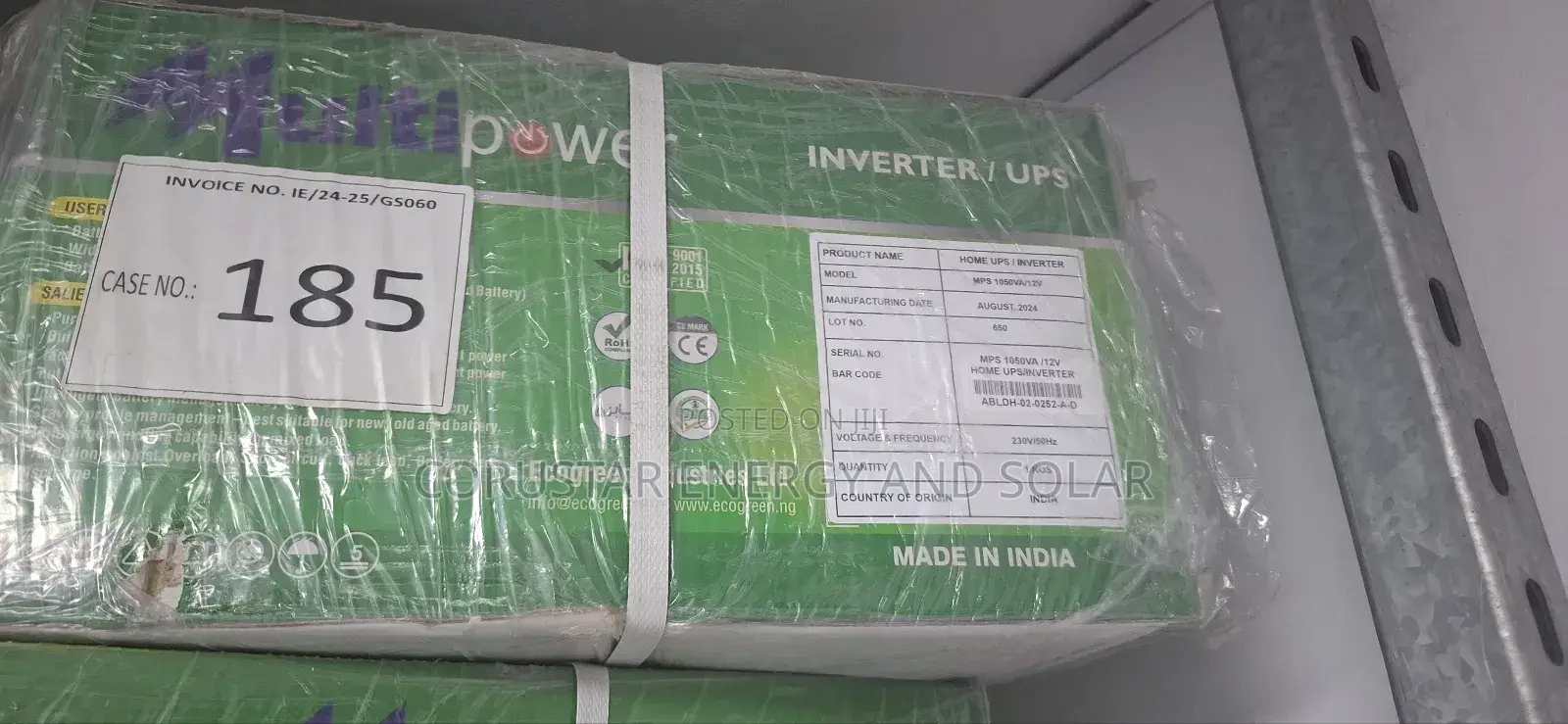 1050va/12v Inverter/Ups - Multipower*