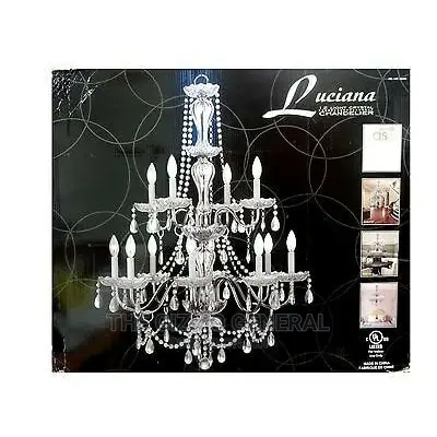 12 Light Chandelier Chrome Finish