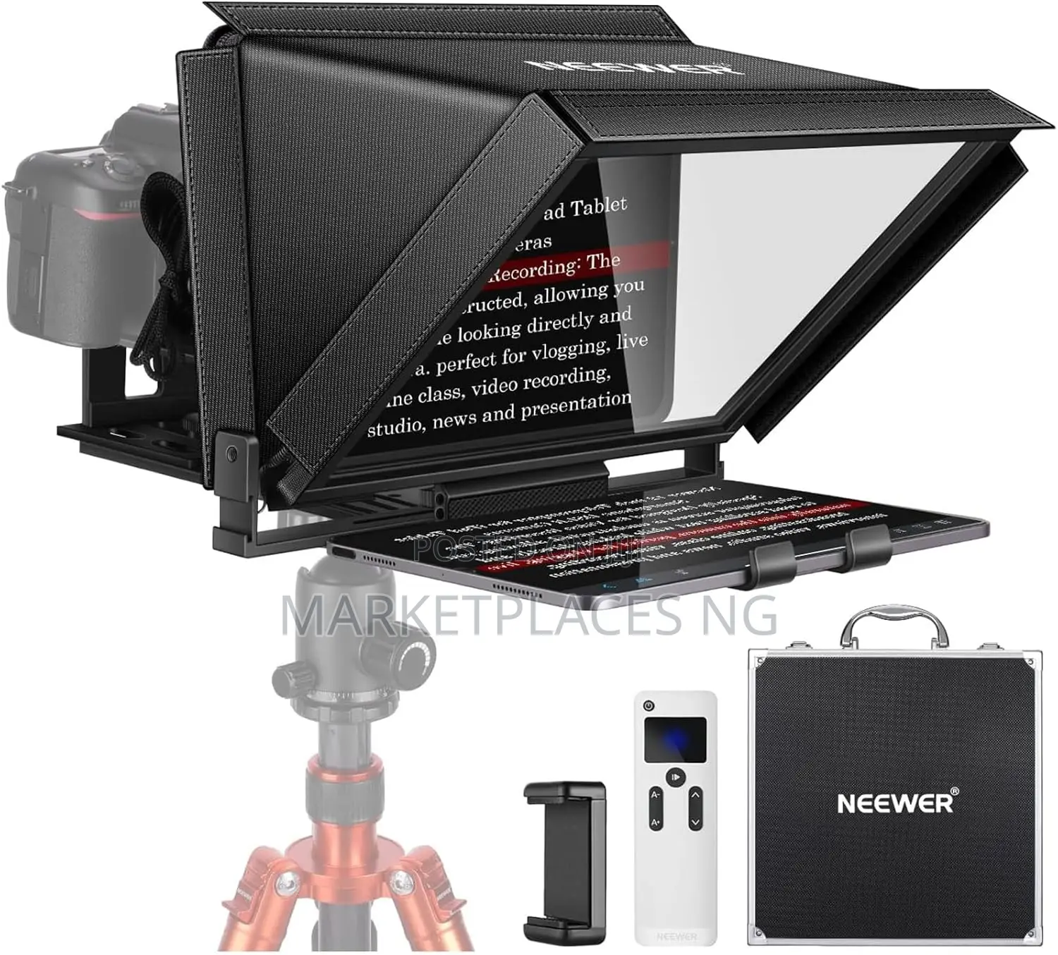 14-inch Teleprompter For iPad, Tablet, Smartphone