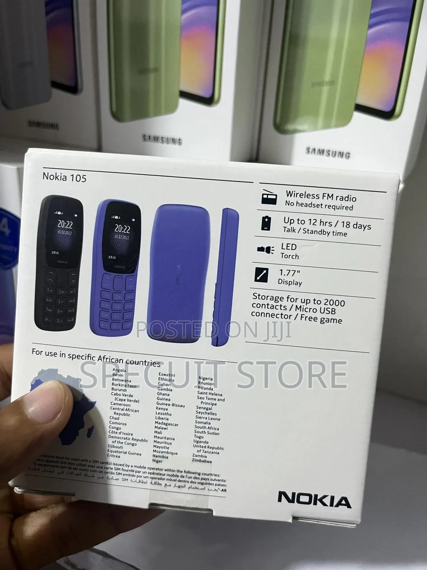 New Nokia 105 Black