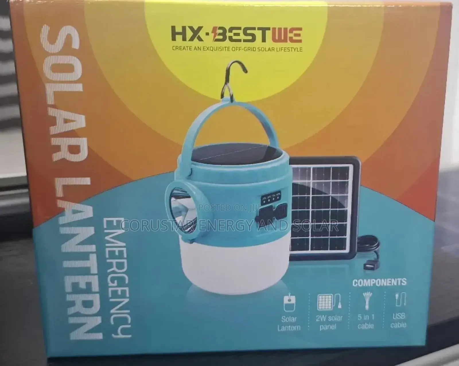Hx-Best We Emergency Solar Lantern
