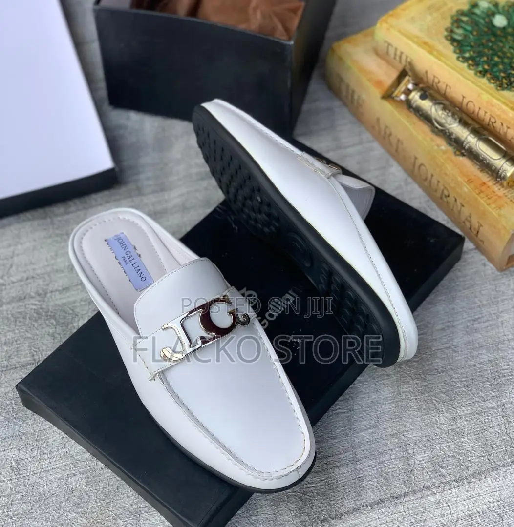 Original John Galliano Leather Mules