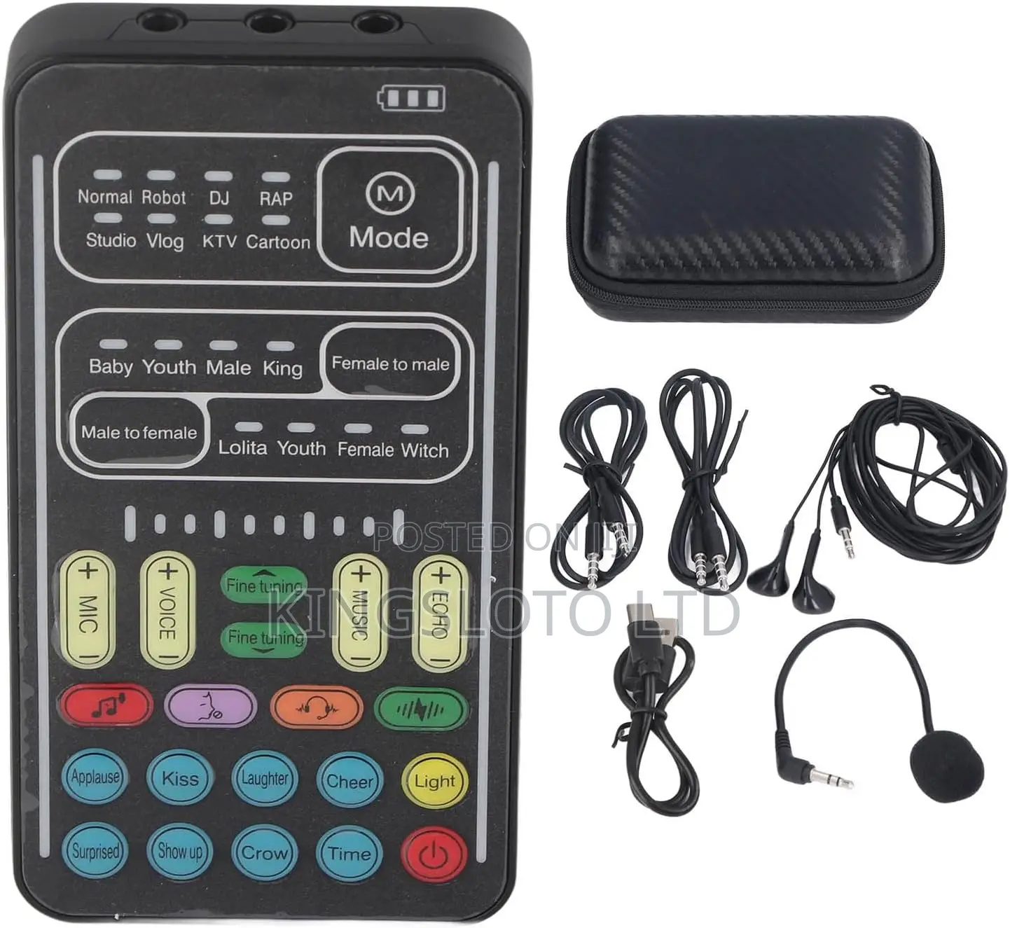 I9 Voice Changer Set Multifunction Portable Recording Mini