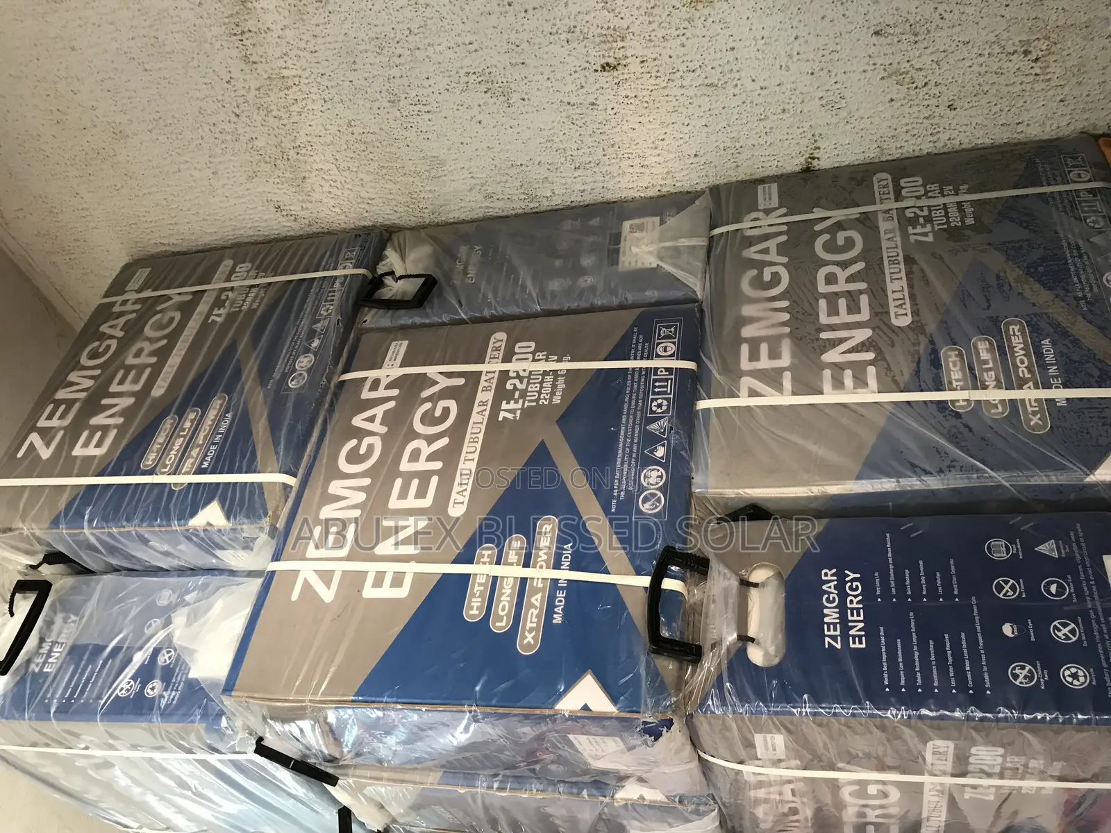 220ah 12v Zemgar Energy Tubular Battery