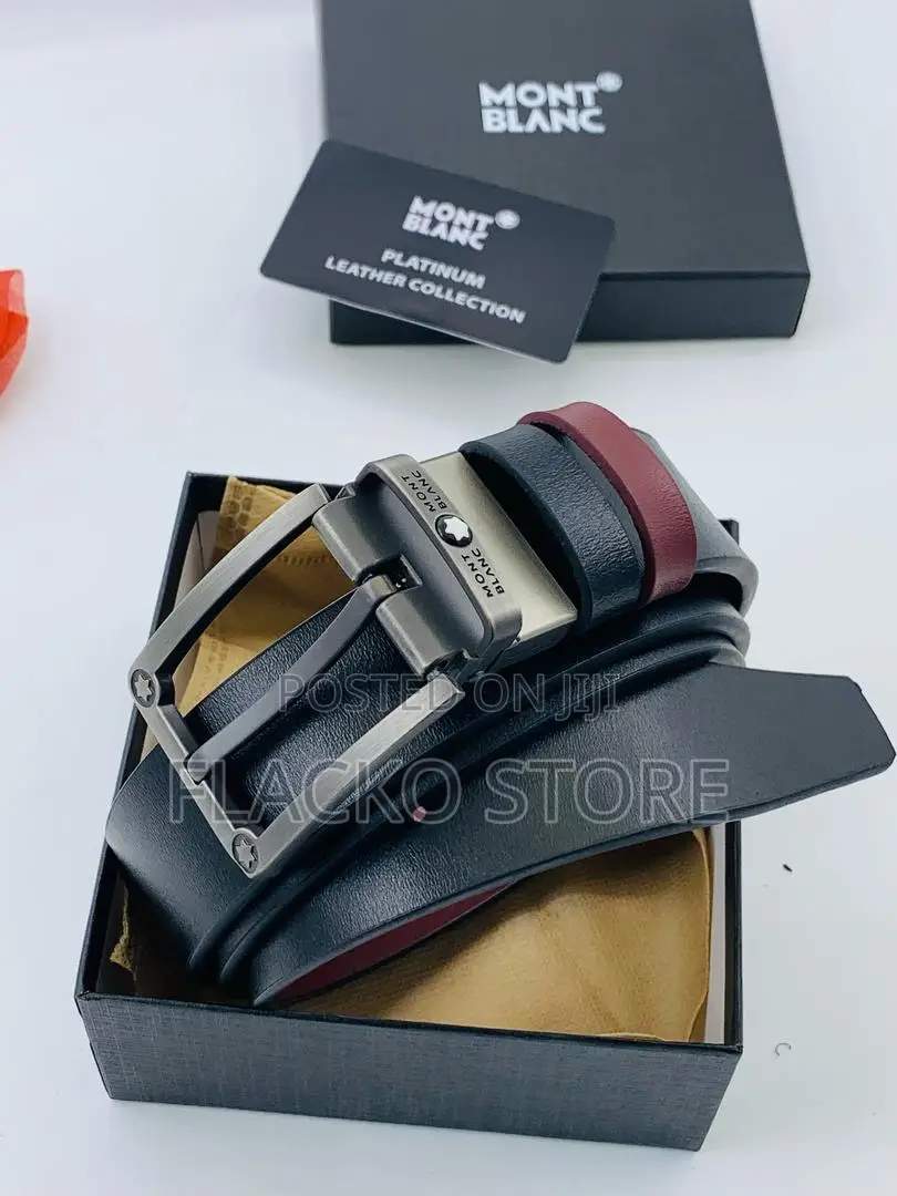 Original Mont Blanc Leather Belts