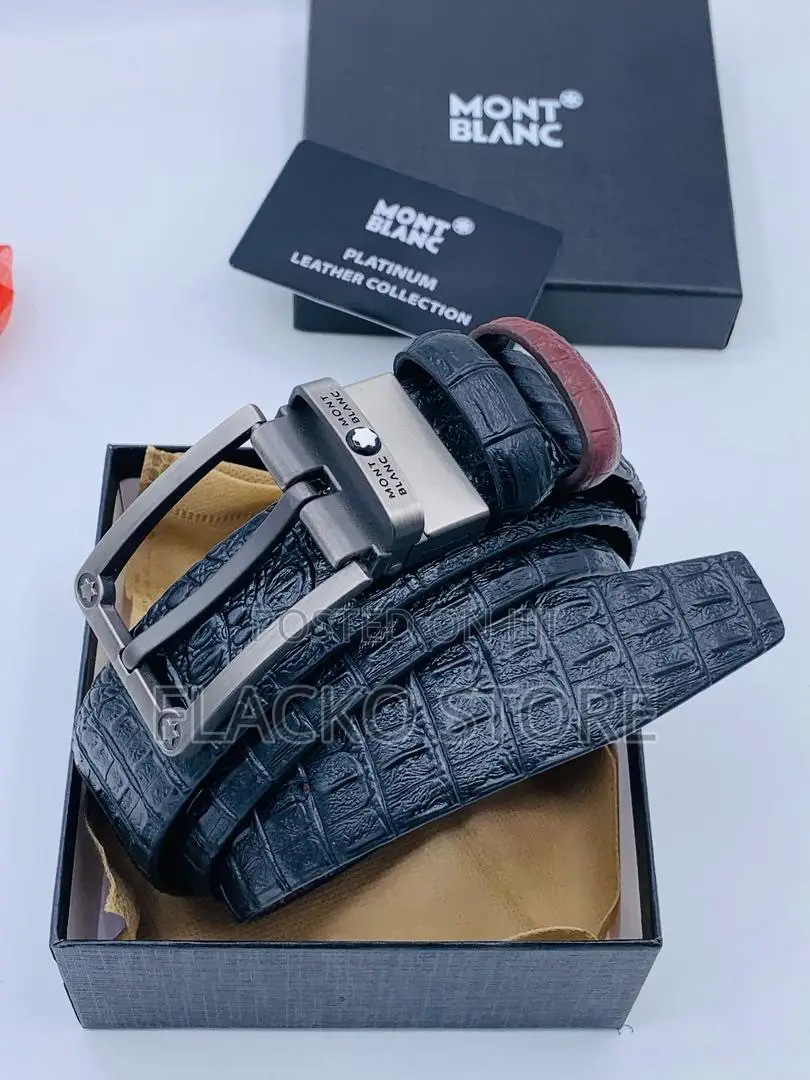 Original Mont Blanc Leather Belts