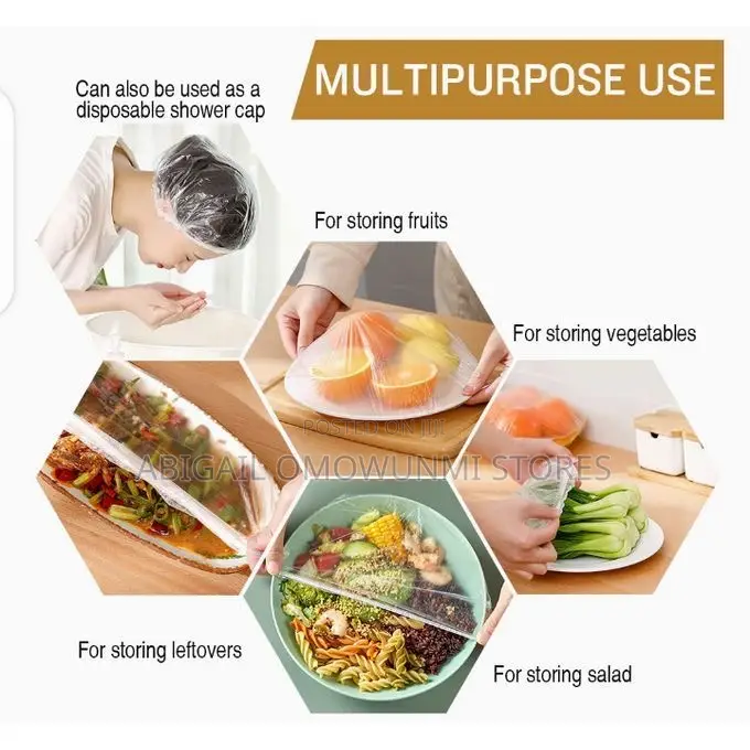 100pcs Waterproof Food Covers