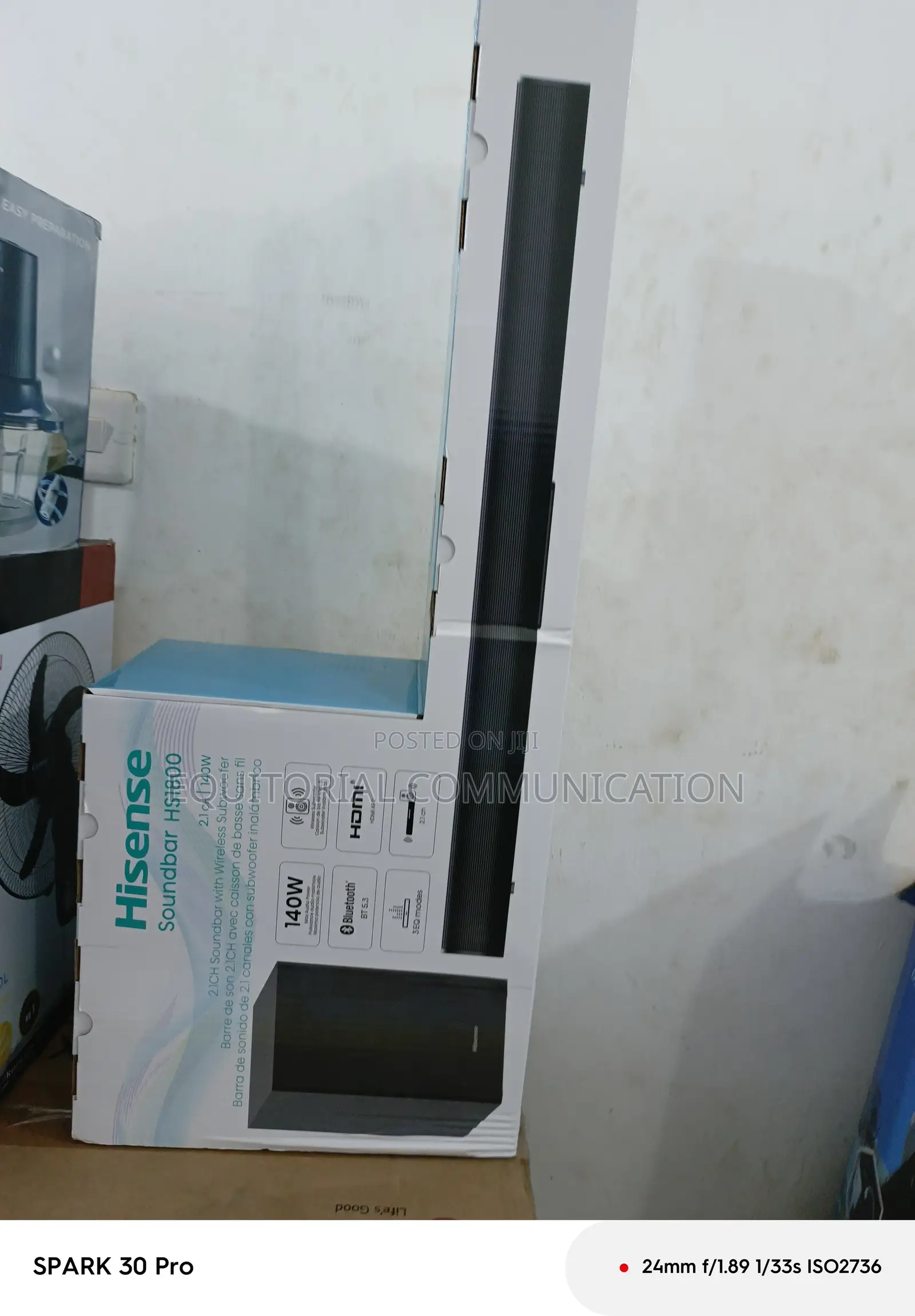 Hisense 2.1ch Sleek Sound Bar | Hs-1800