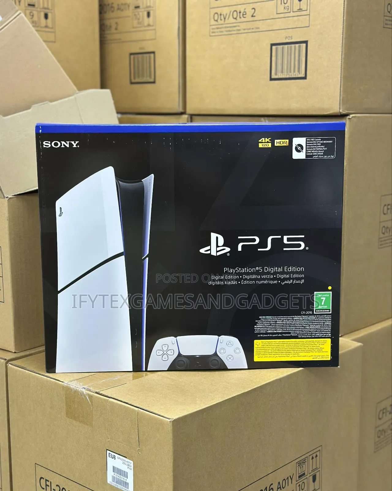 Digital Ps 5 Slim 1tb Brand New With Full Accessories