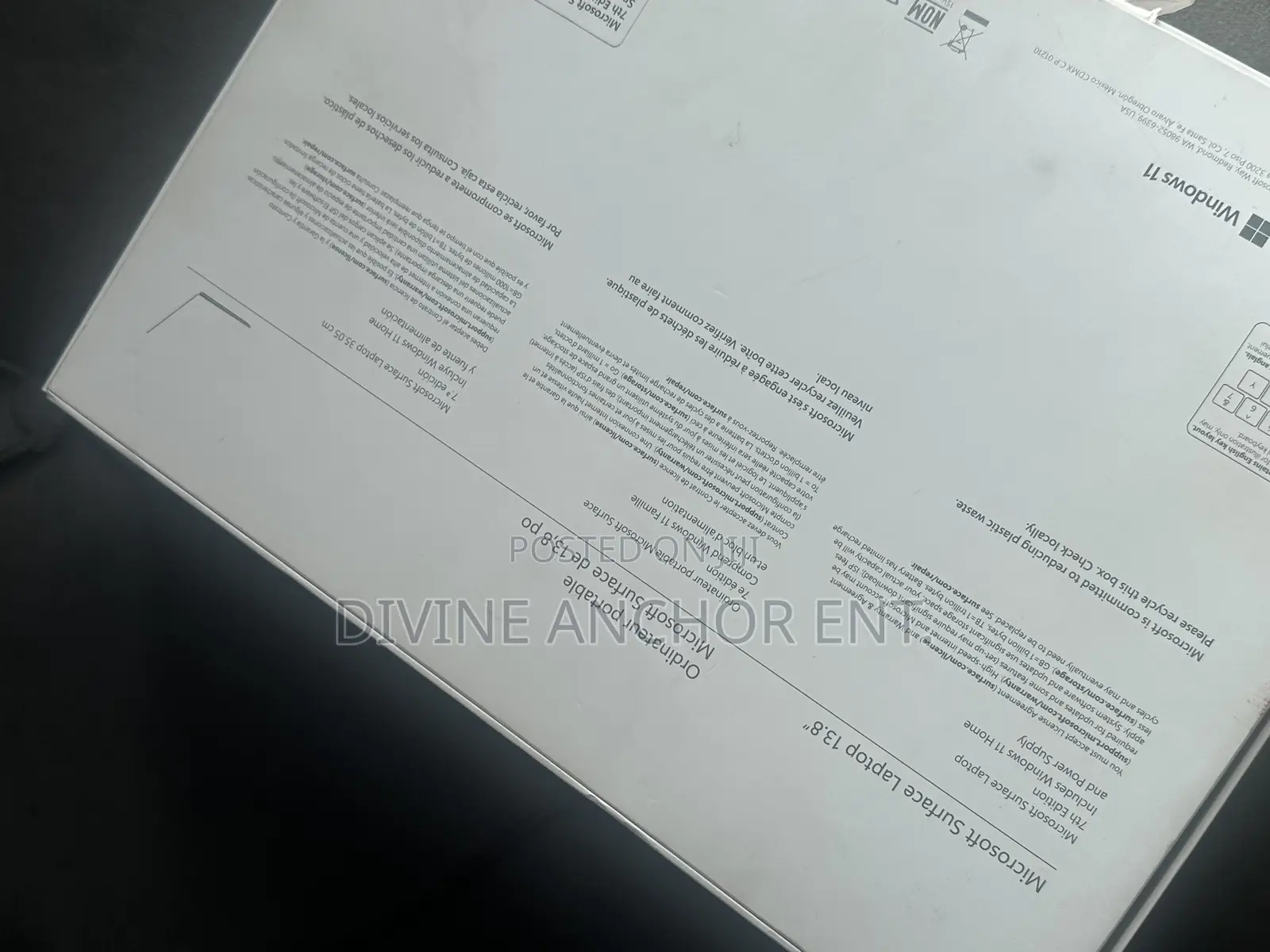 New Microsoft Surface Laptop 16GB Qualcomm Snapdragon X Plus SSD 256GB