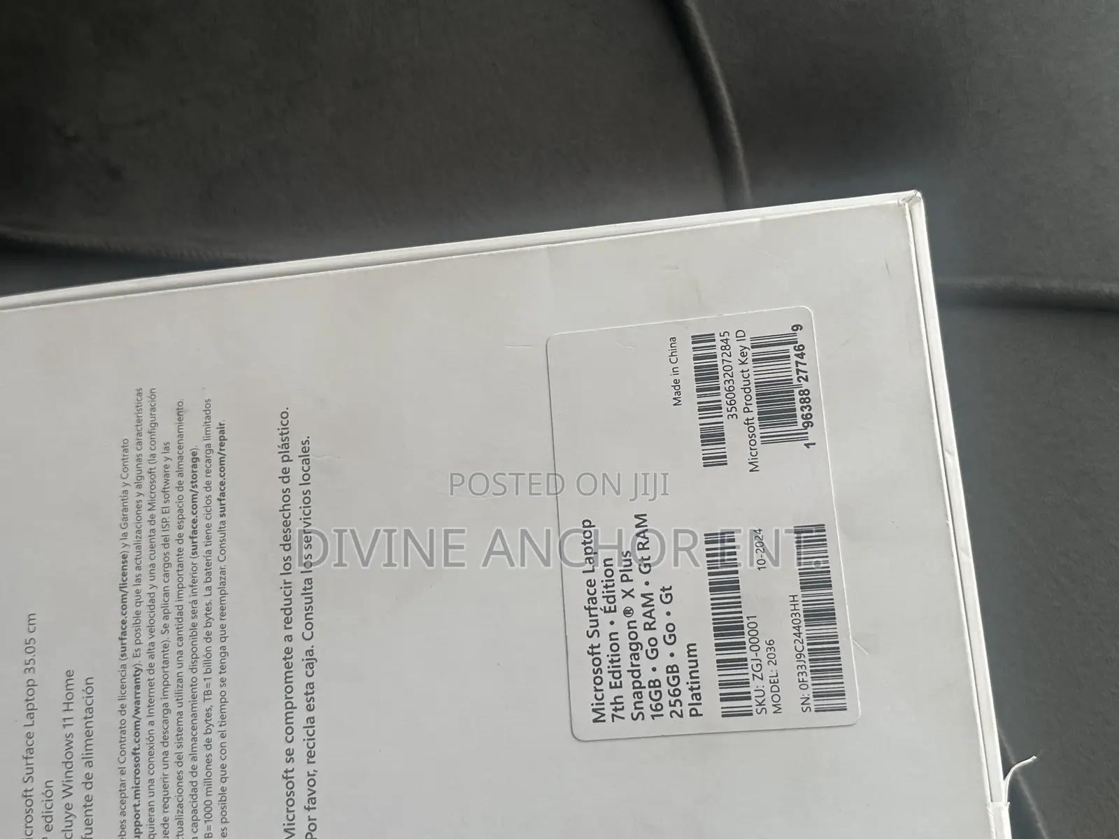 New Microsoft Surface Laptop 16GB Qualcomm Snapdragon X Plus SSD 256GB