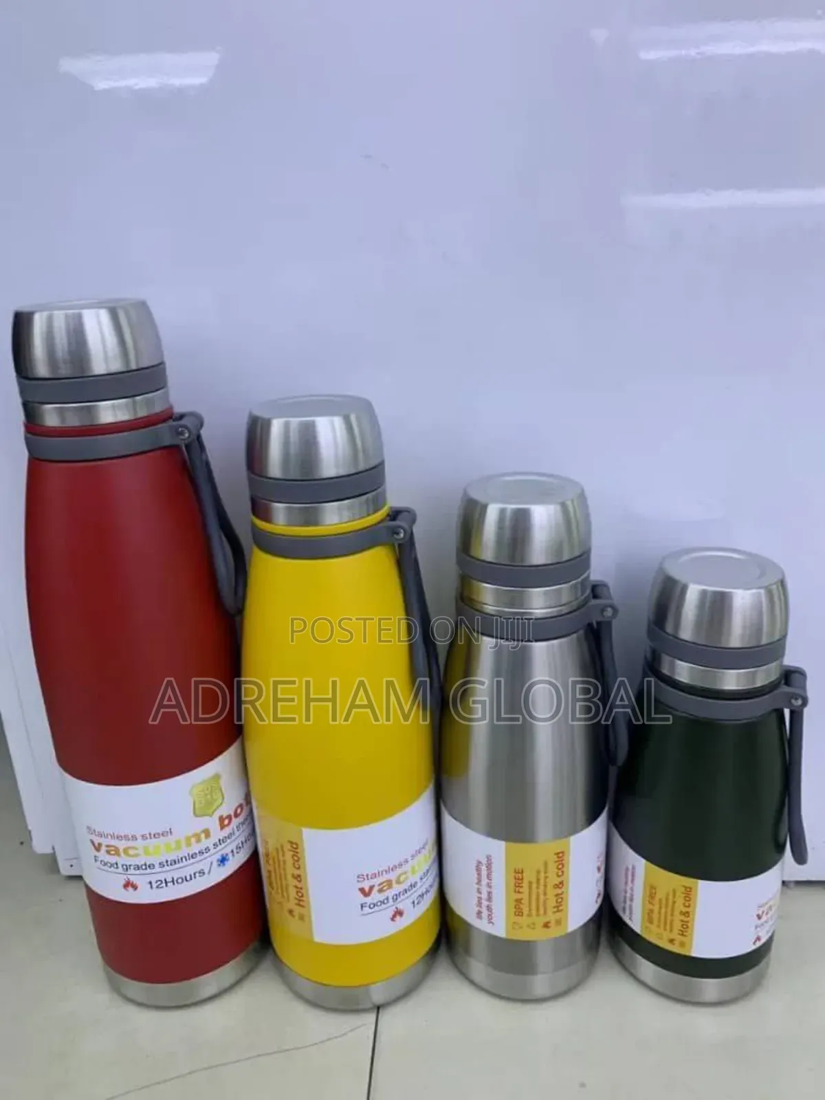 24 Hours Water Vacuum Flask Big Available in Only 1100 Ml