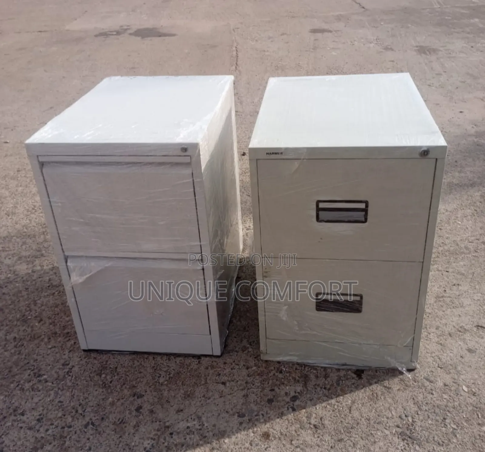Imported Executive Metallic Office File Cabinet With Key