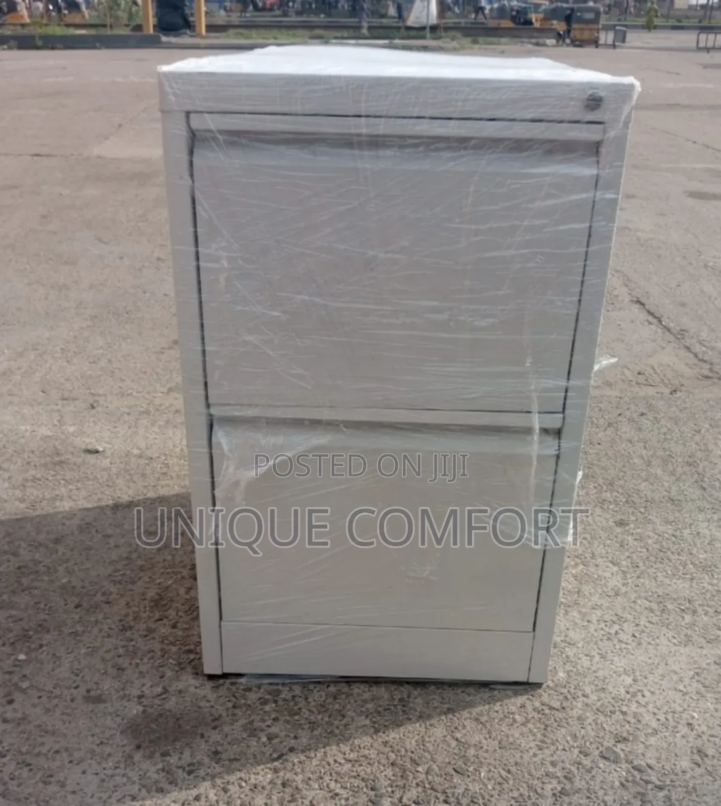 Imported Executive Metallic Office File Cabinet With Key