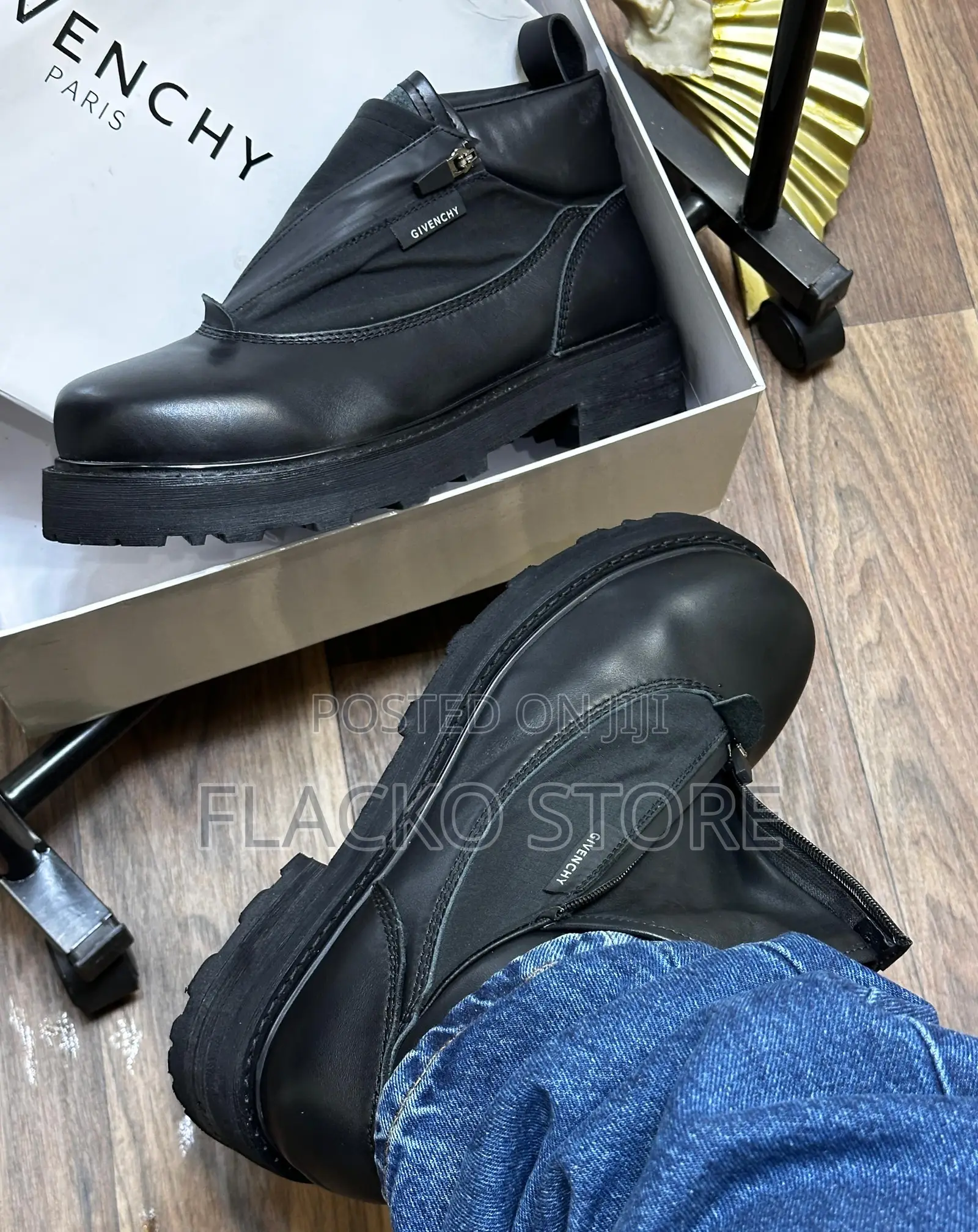 Original Givenchy Oxford Leather Boots