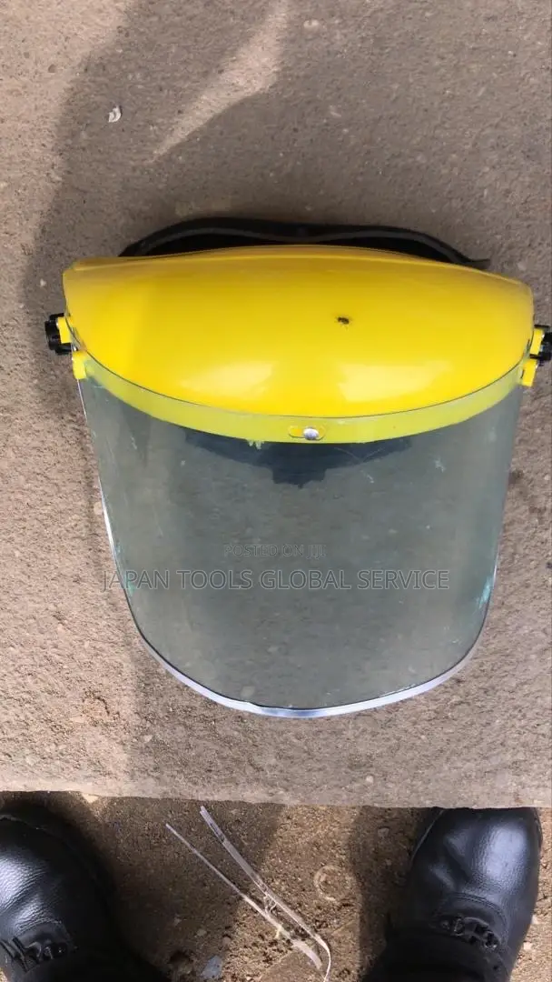 Pvc Face Shield With Safety Helmet