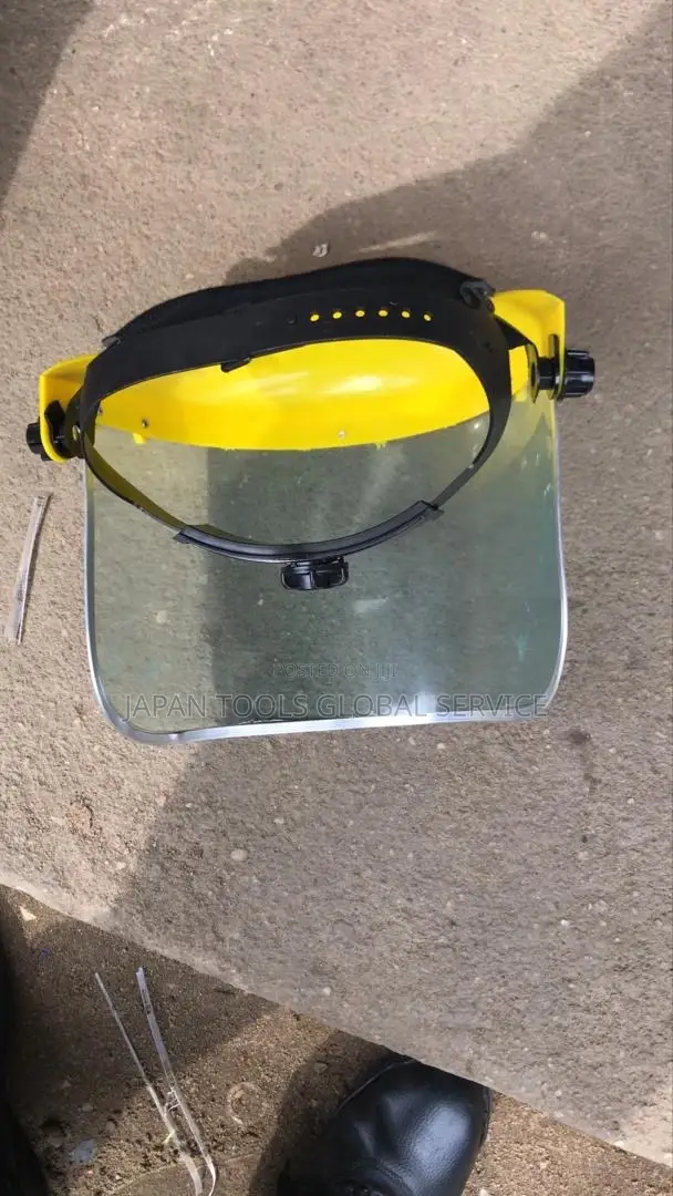 Pvc Face Shield With Safety Helmet