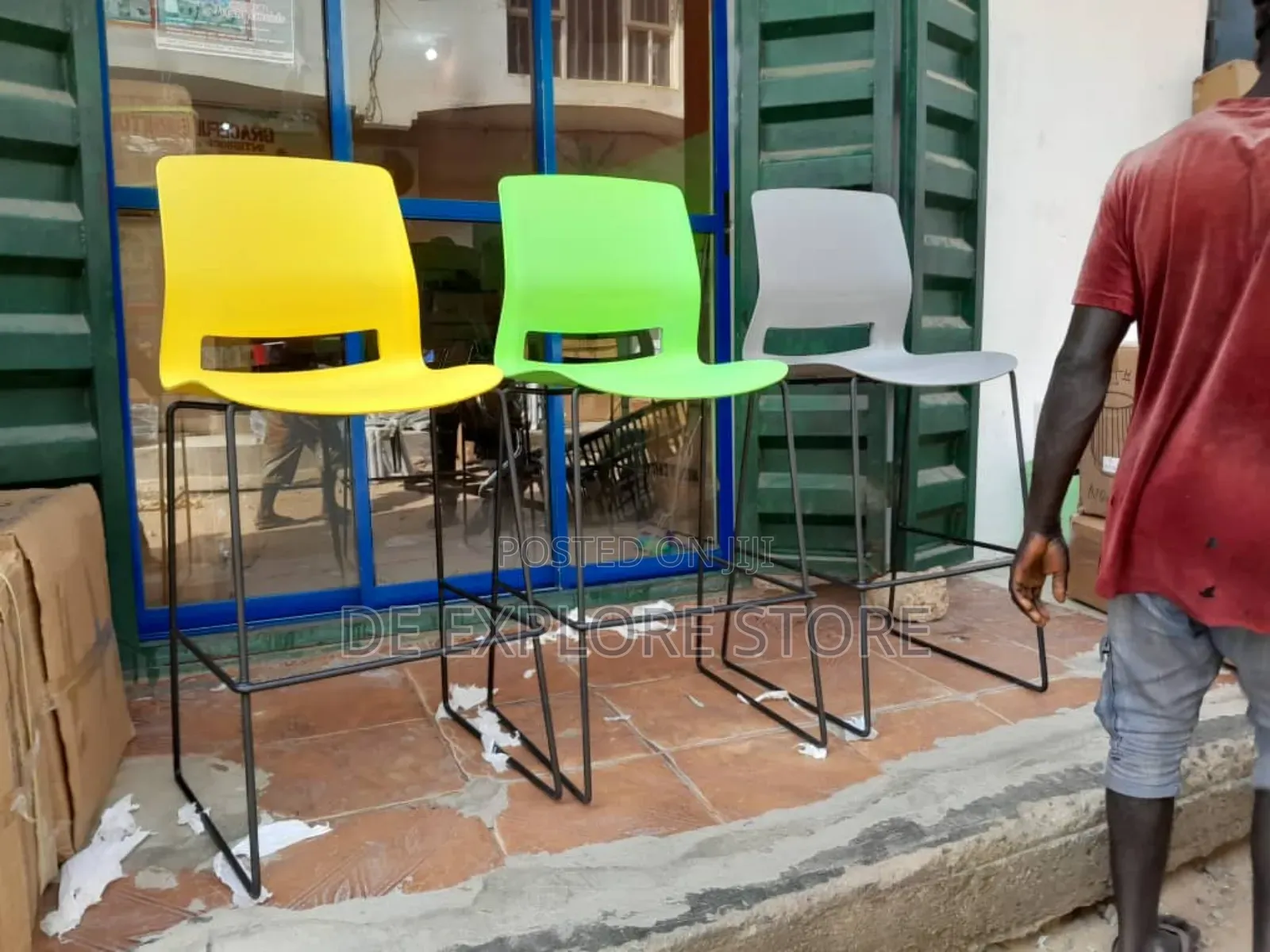 Iron Leg Chairs