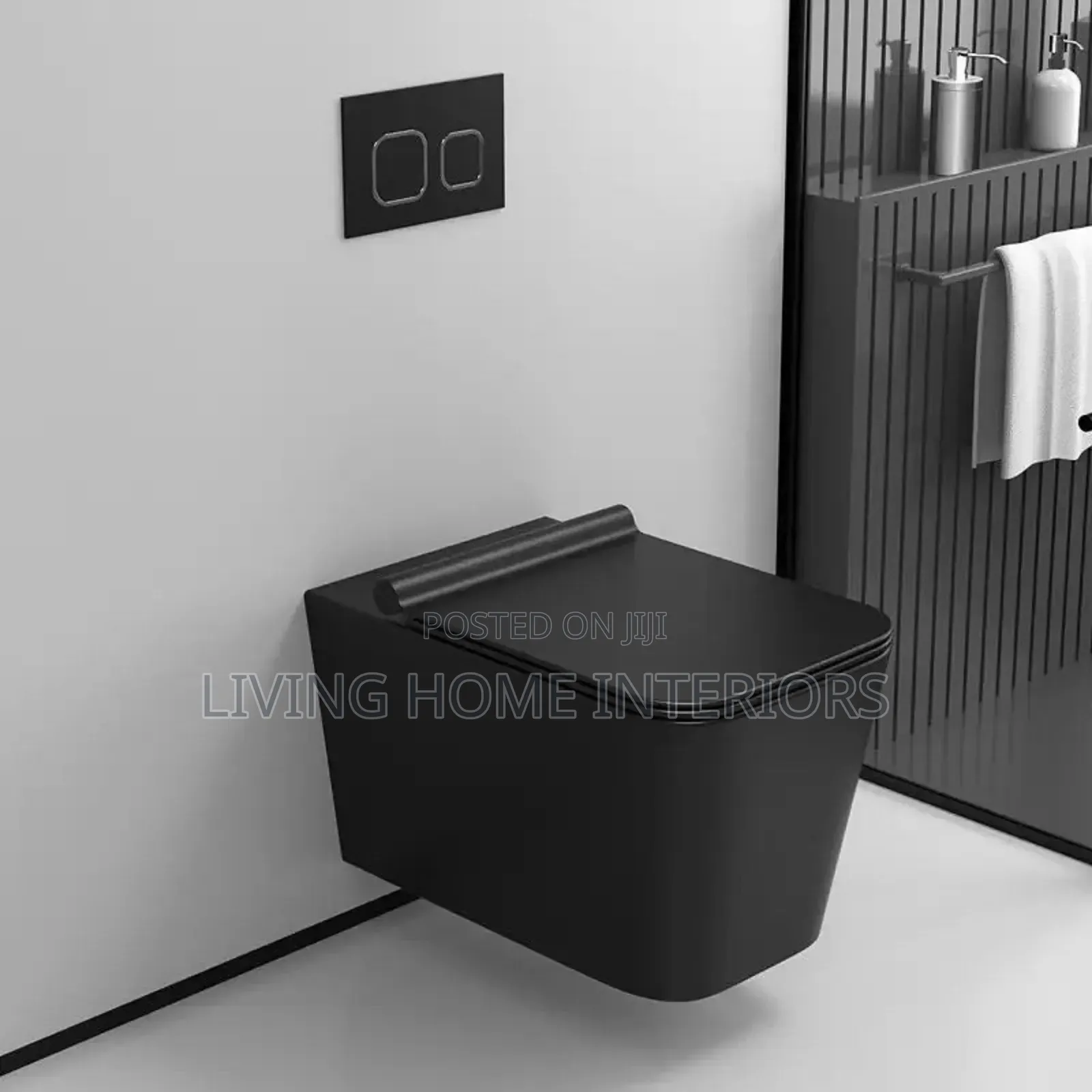 Black Conceal Toilet Seat High Quality 