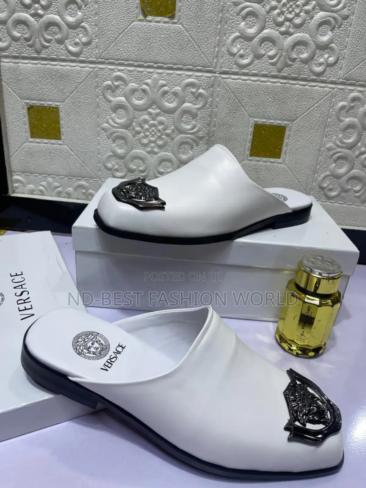 Pure Leather Versace Half Shoe