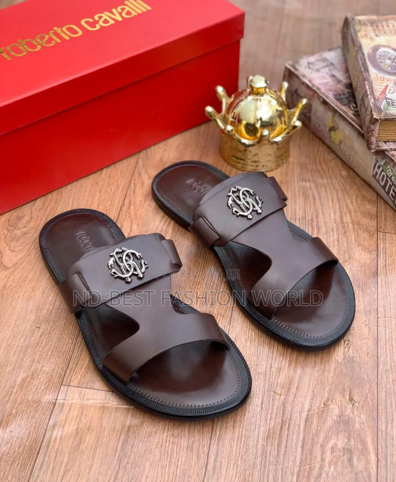 Iceberg Leather Sandals