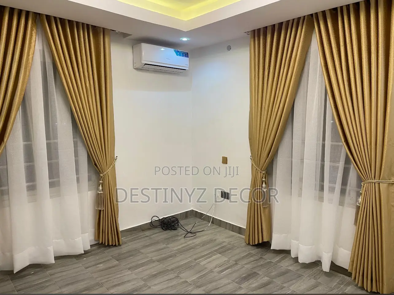 Gold Fabric Quality Curtains