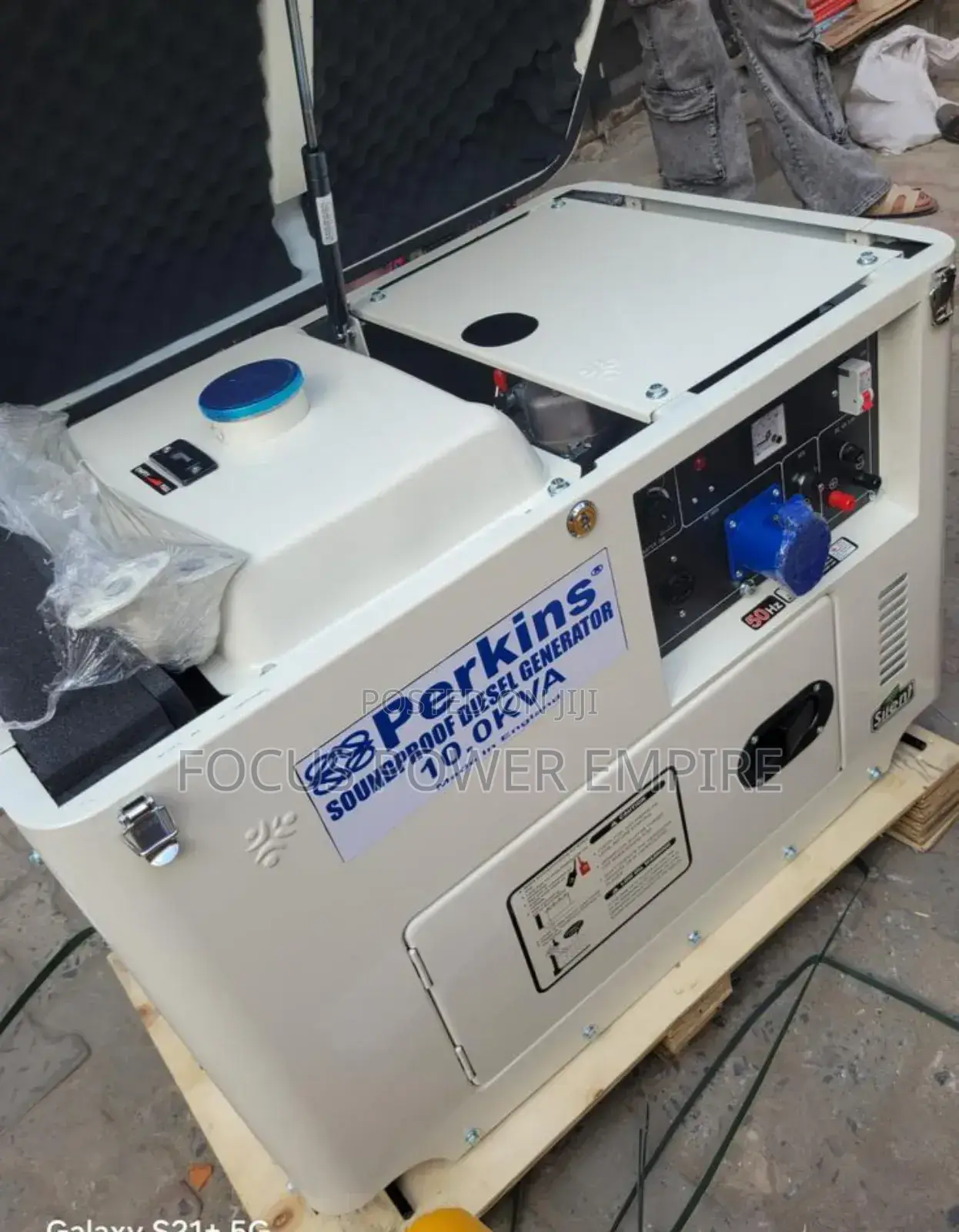 10.0kva of Perkins Diesel Soundproof Generator  Copper Coi