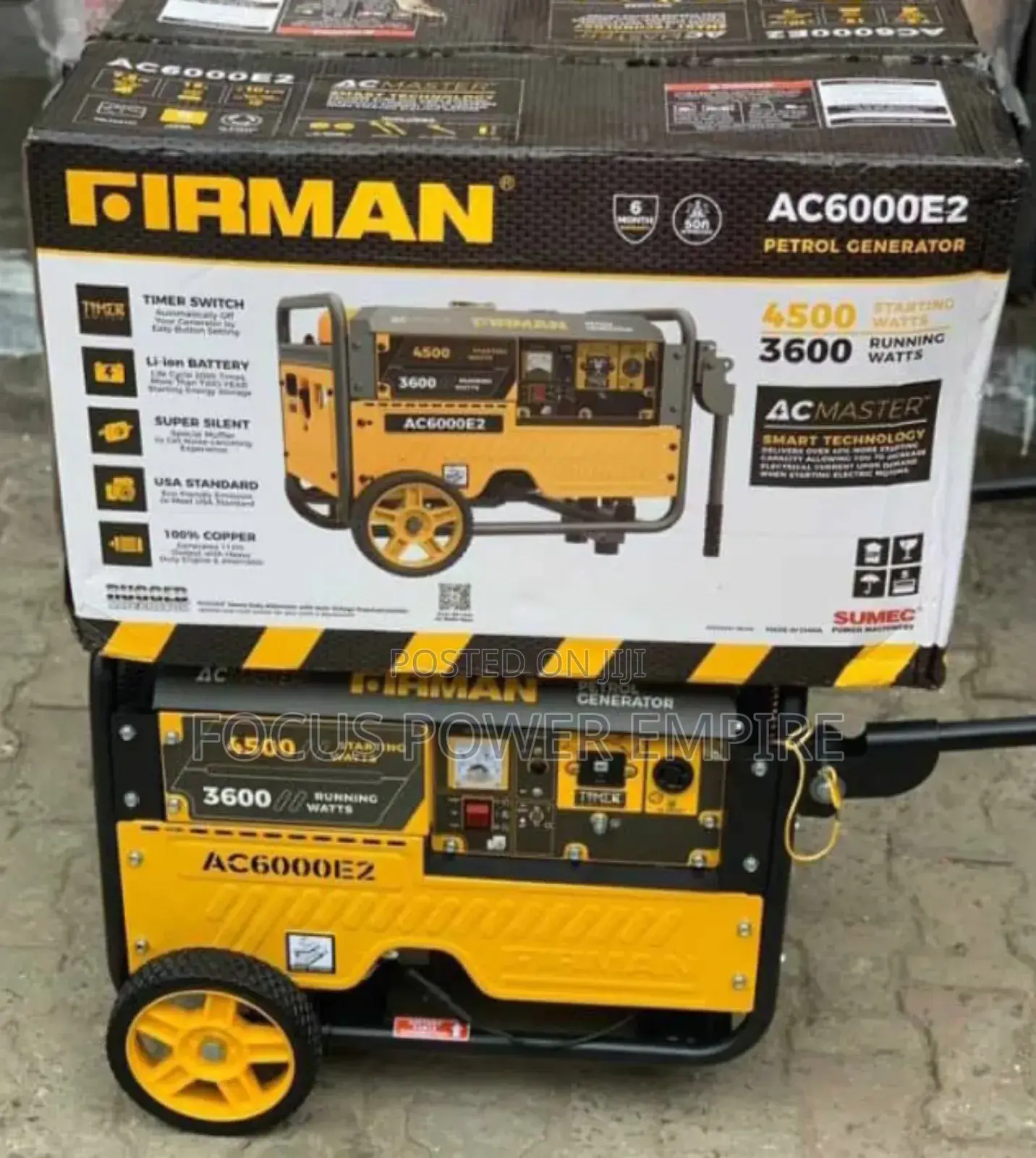 4.5kva of Original Firman Powerful Silent Generator Ac Maste