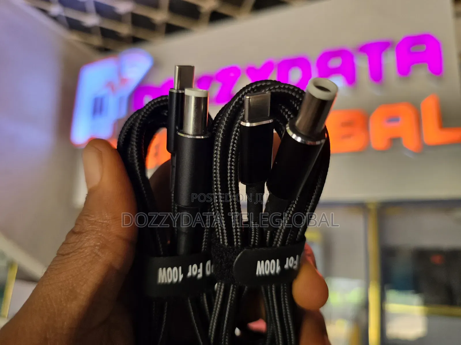 100w Cable Type C to Laptop Big Mouth for Power Bank
