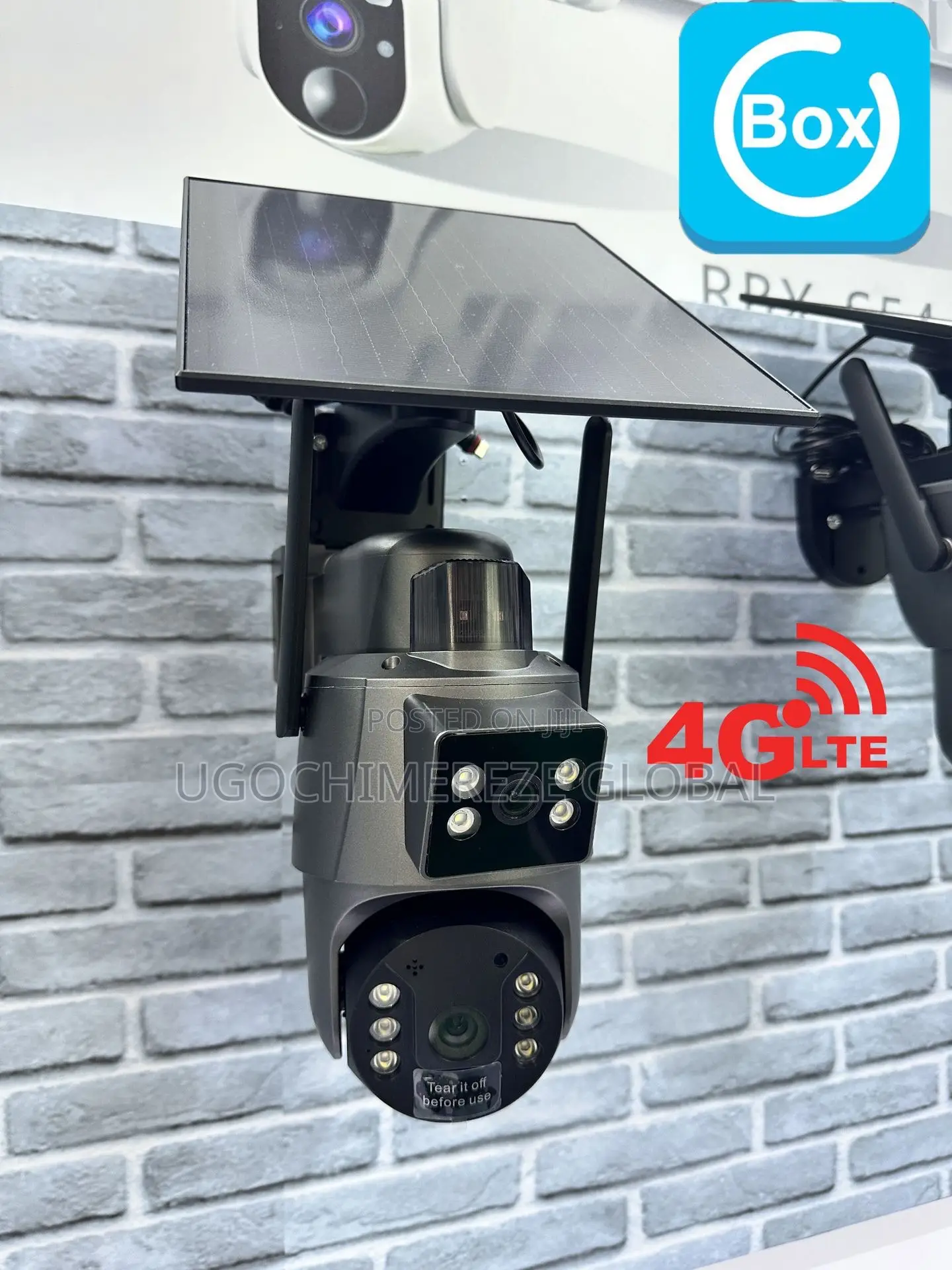 5mp Ubox Double Lens Solar Camera With Free Sim