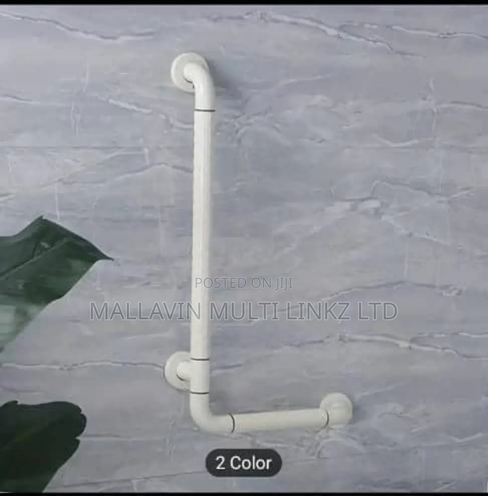 L-Shaped Toilet Safety Rail, Grab Bar for Elderly, Disabled