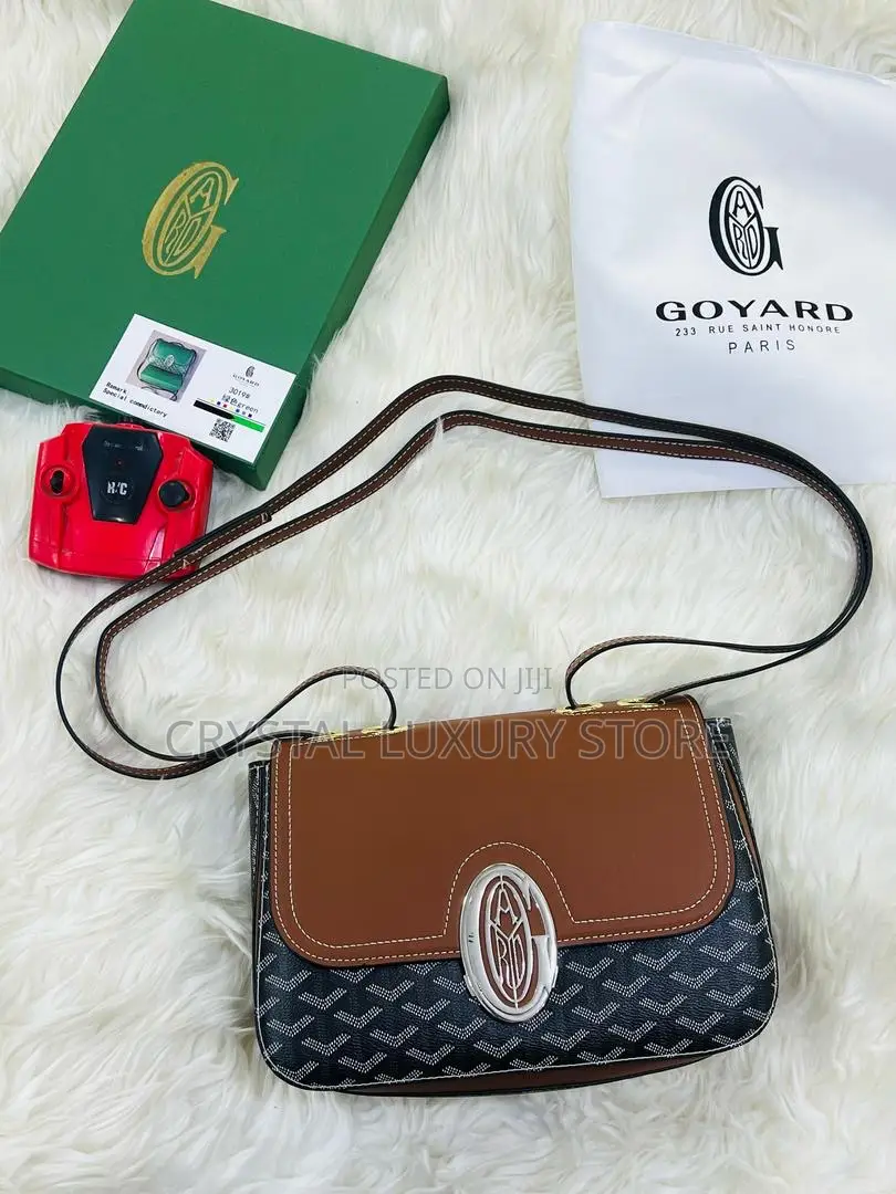 Goyard Quality Luxury Men Genuine Leather Bag