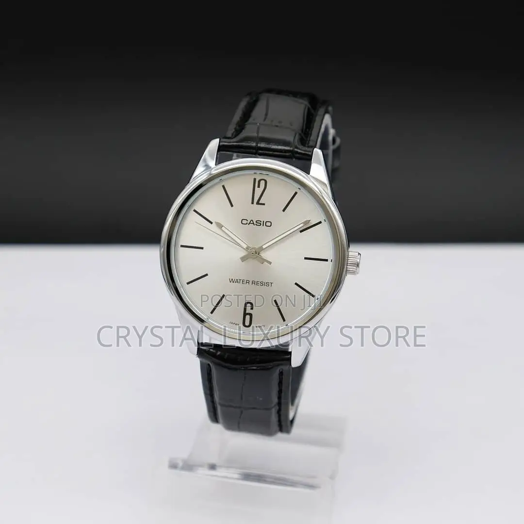 Authentic Quality Luxury Casio Genuine Leather Wristwatch