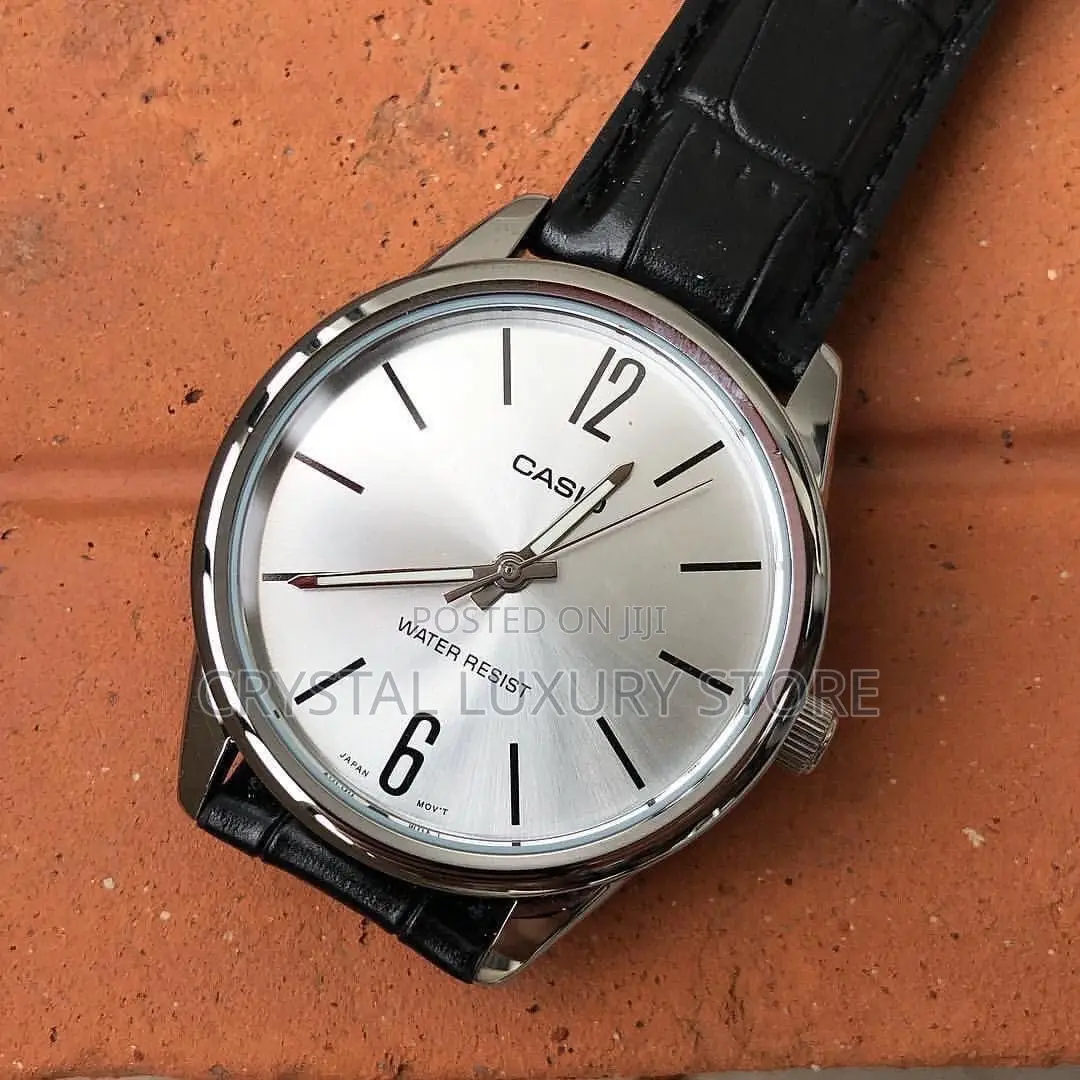 Authentic Quality Luxury Casio Genuine Leather Wristwatch