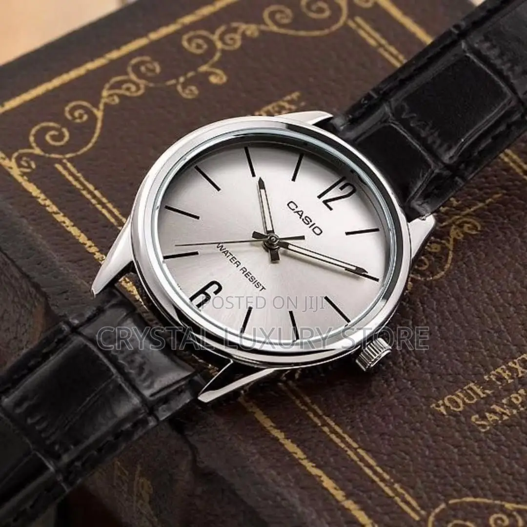 Authentic Quality Luxury Casio Genuine Leather Wristwatch