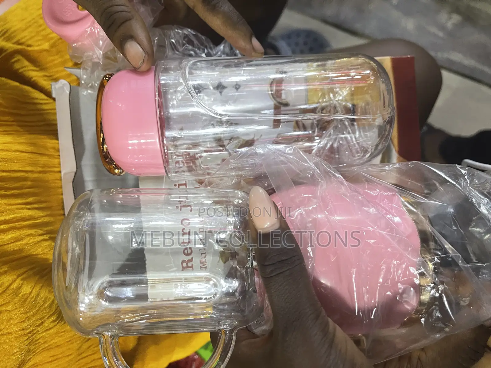 Retro Juicer With Double Cup Rechargeable
