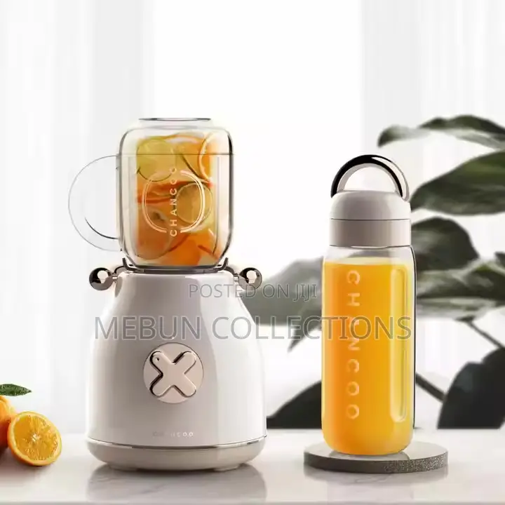 Retro Juicer With Double Cup Rechargeable