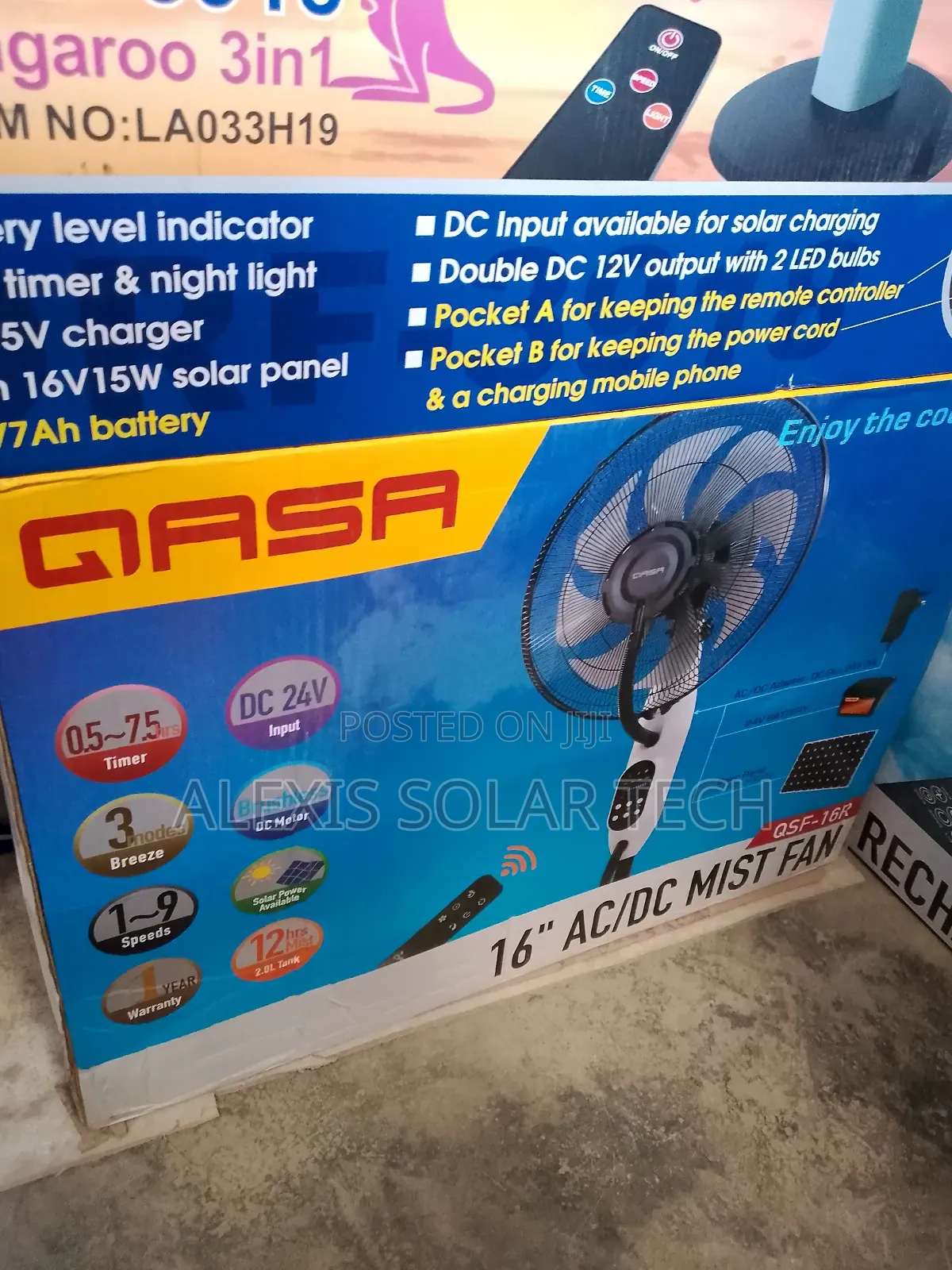 Ac Dc 16inches Qasa Mist Fan